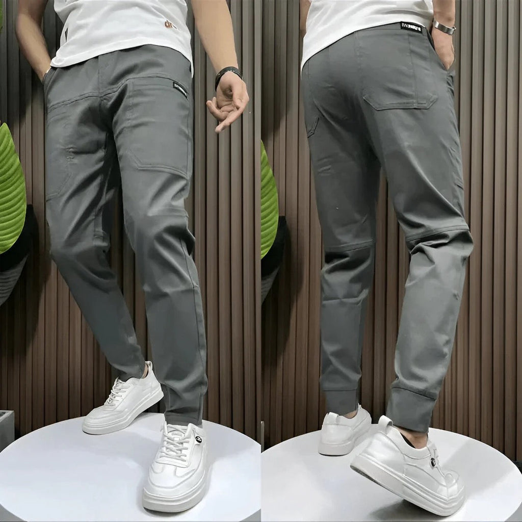 Men's Streamlined Leg Cargo Jogger Pants