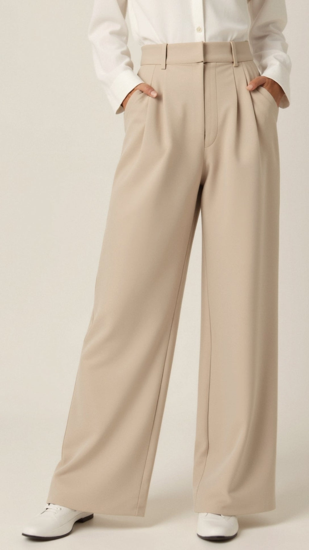 Women's Summer Everyday Pleated Loose Wide Pants