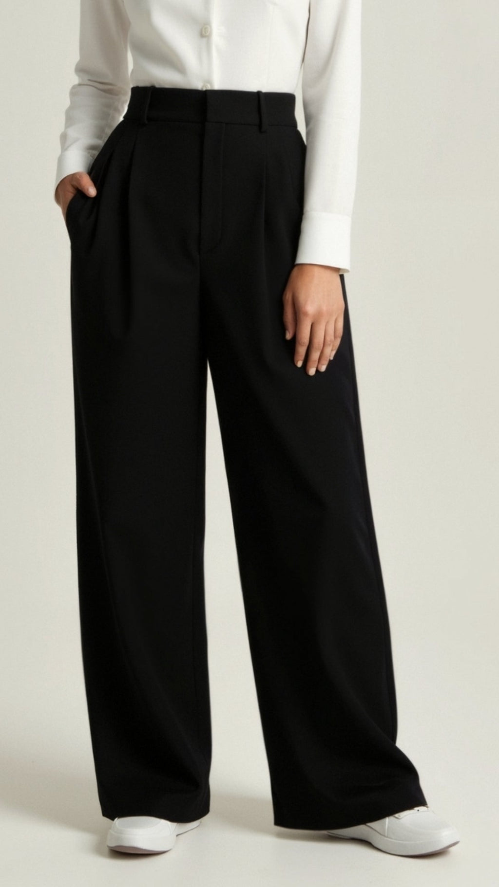 Women's Summer Everyday Pleated Loose Wide Pants