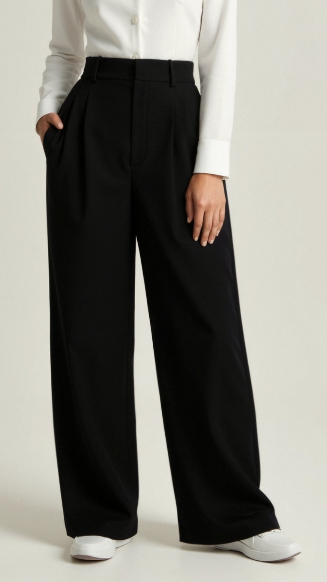 Women's Summer Everyday Pleated Loose Wide Pants