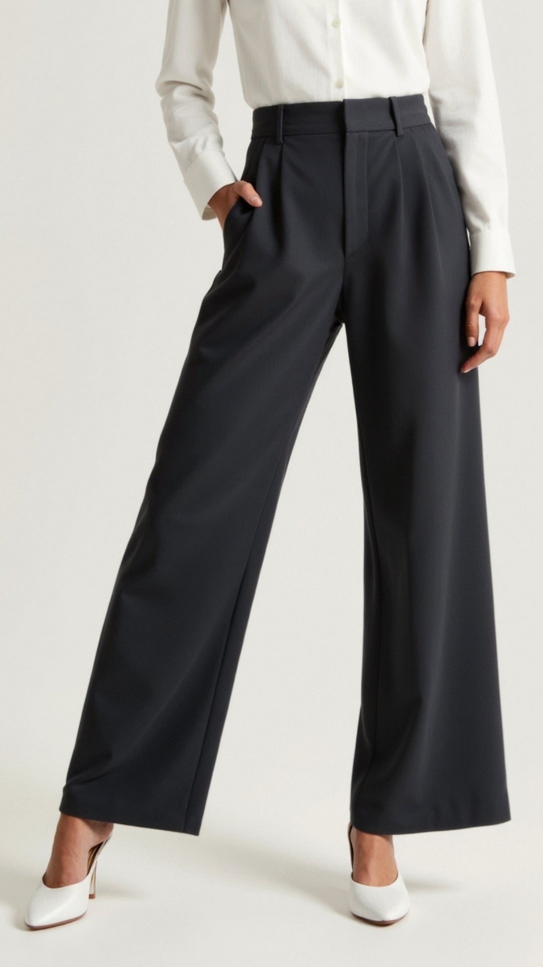 Women's Summer Everyday Pleated Loose Wide Pants