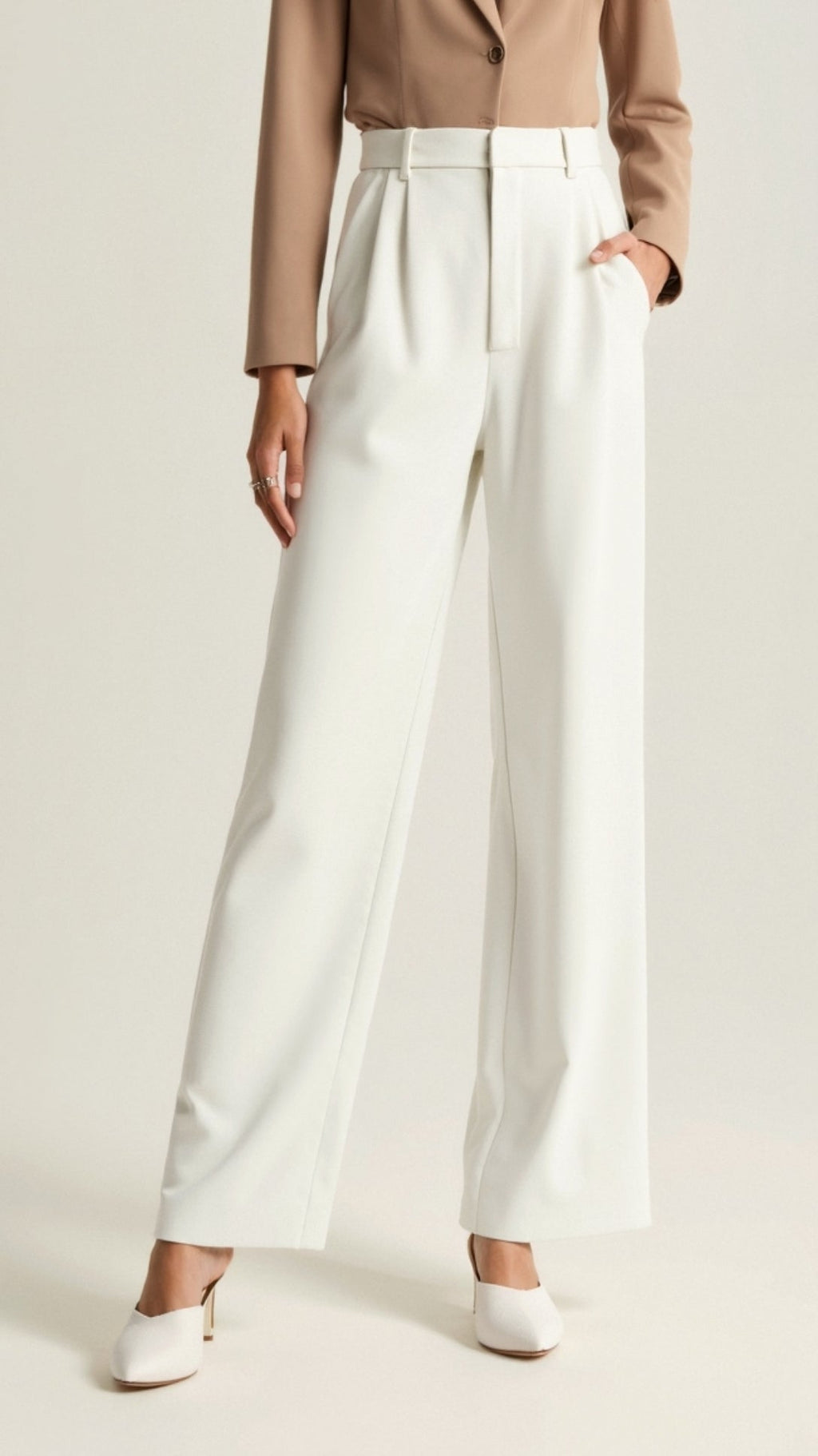 Women's Summer Everyday Pleated Loose Wide Pants