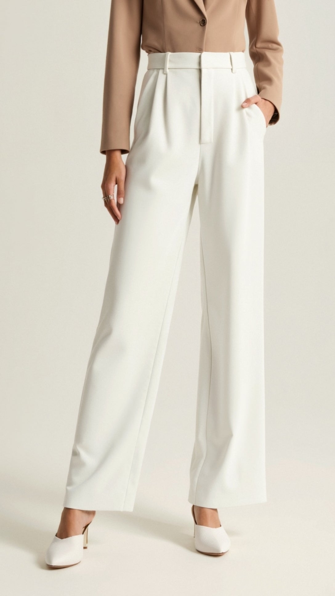 Women's Summer Everyday Pleated Loose Wide Pants