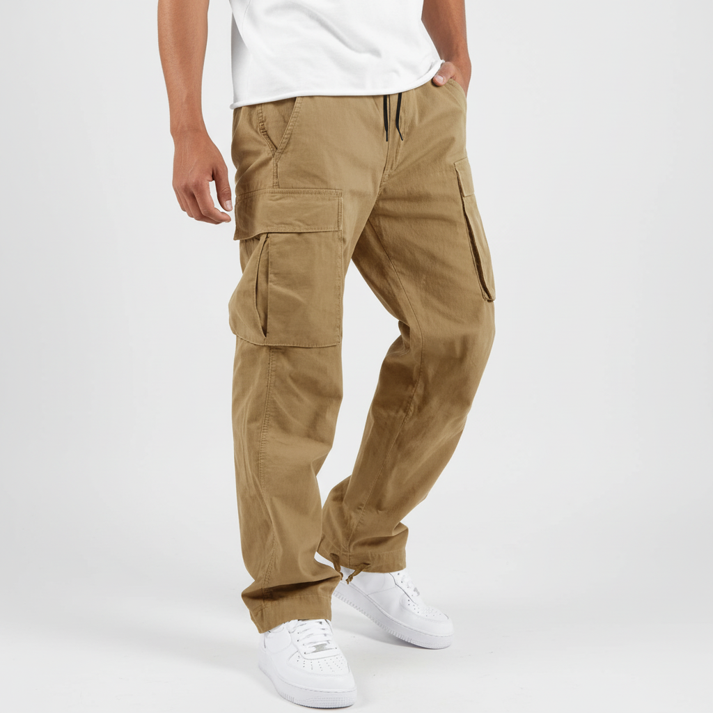 Men's Everyday Cotton Utility Cargo Jogger Pants