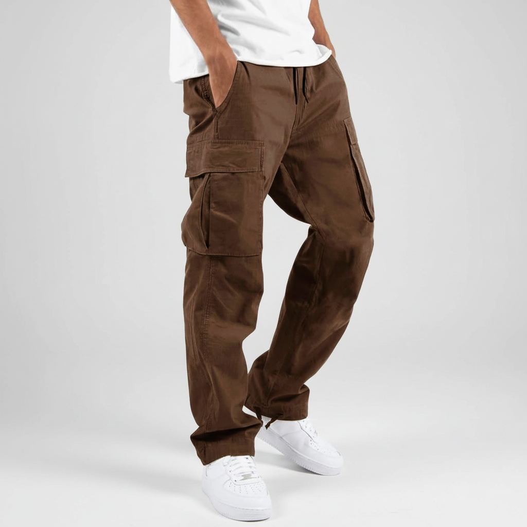 Men's Everyday Cotton Utility Cargo Jogger Pants