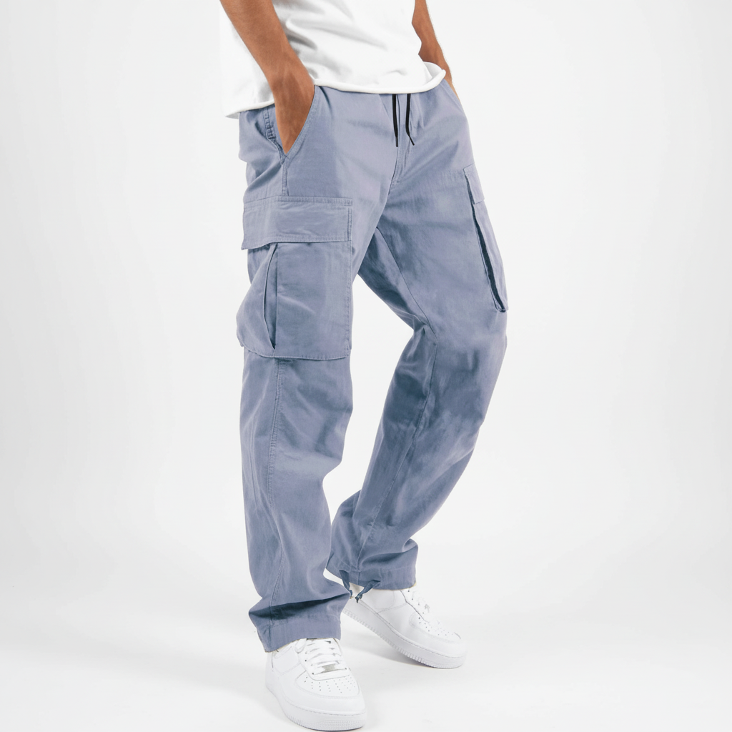 Men's Everyday Cotton Utility Cargo Jogger Pants