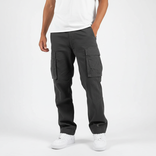 Men's Loose Commuter Cotton Utility Cargo Pants