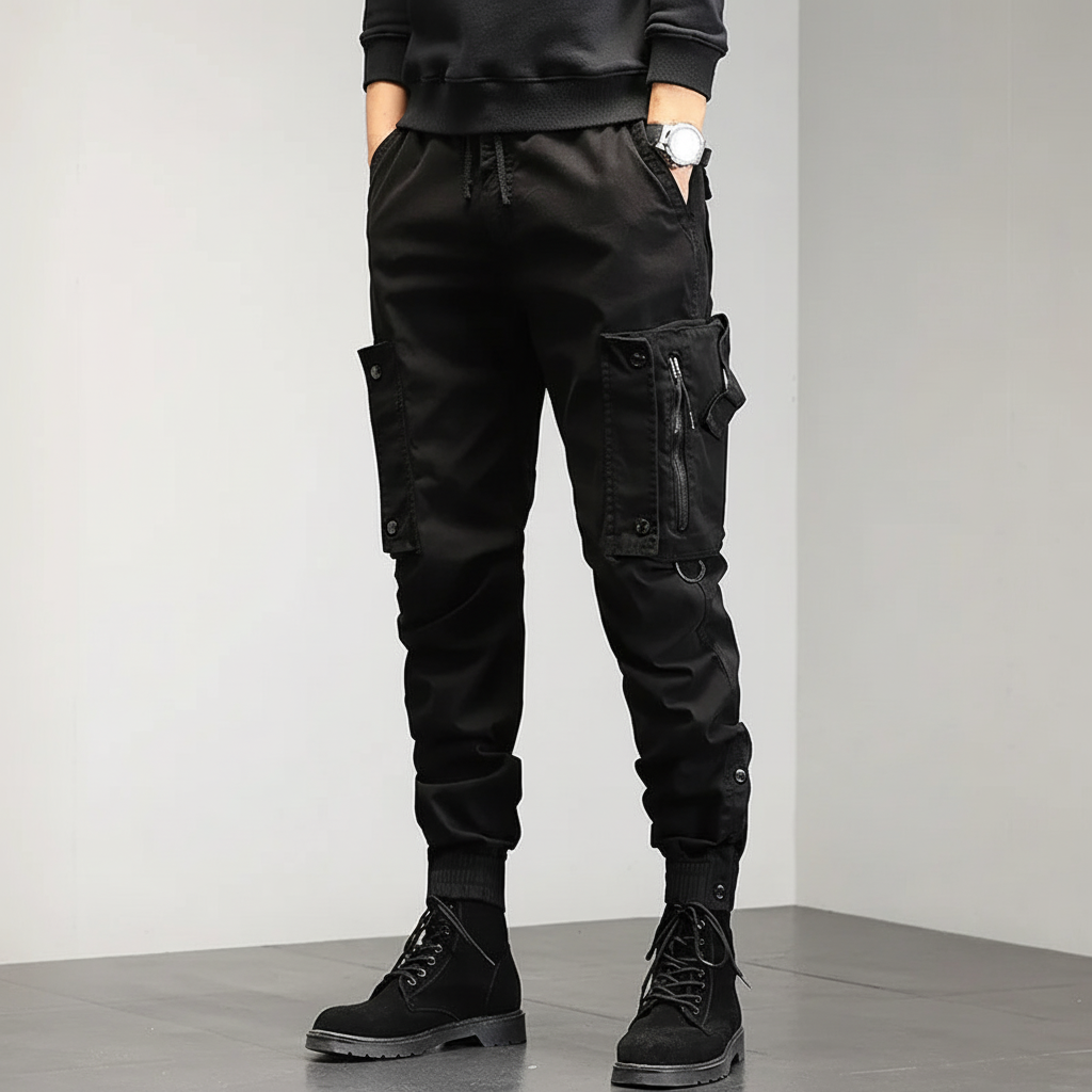 Men's Streetwear Outdoor Fitted Cargo Pants