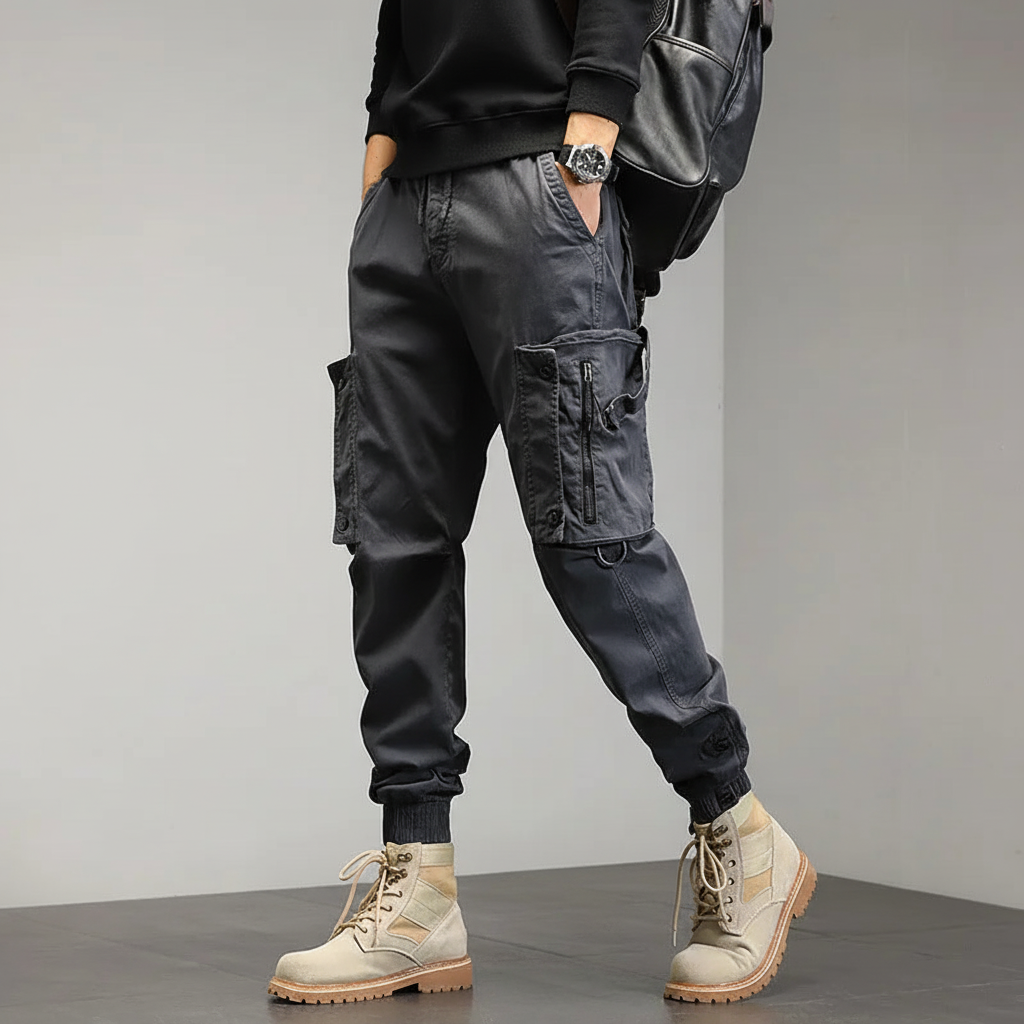 Men's Streetwear Outdoor Fitted Cargo Pants