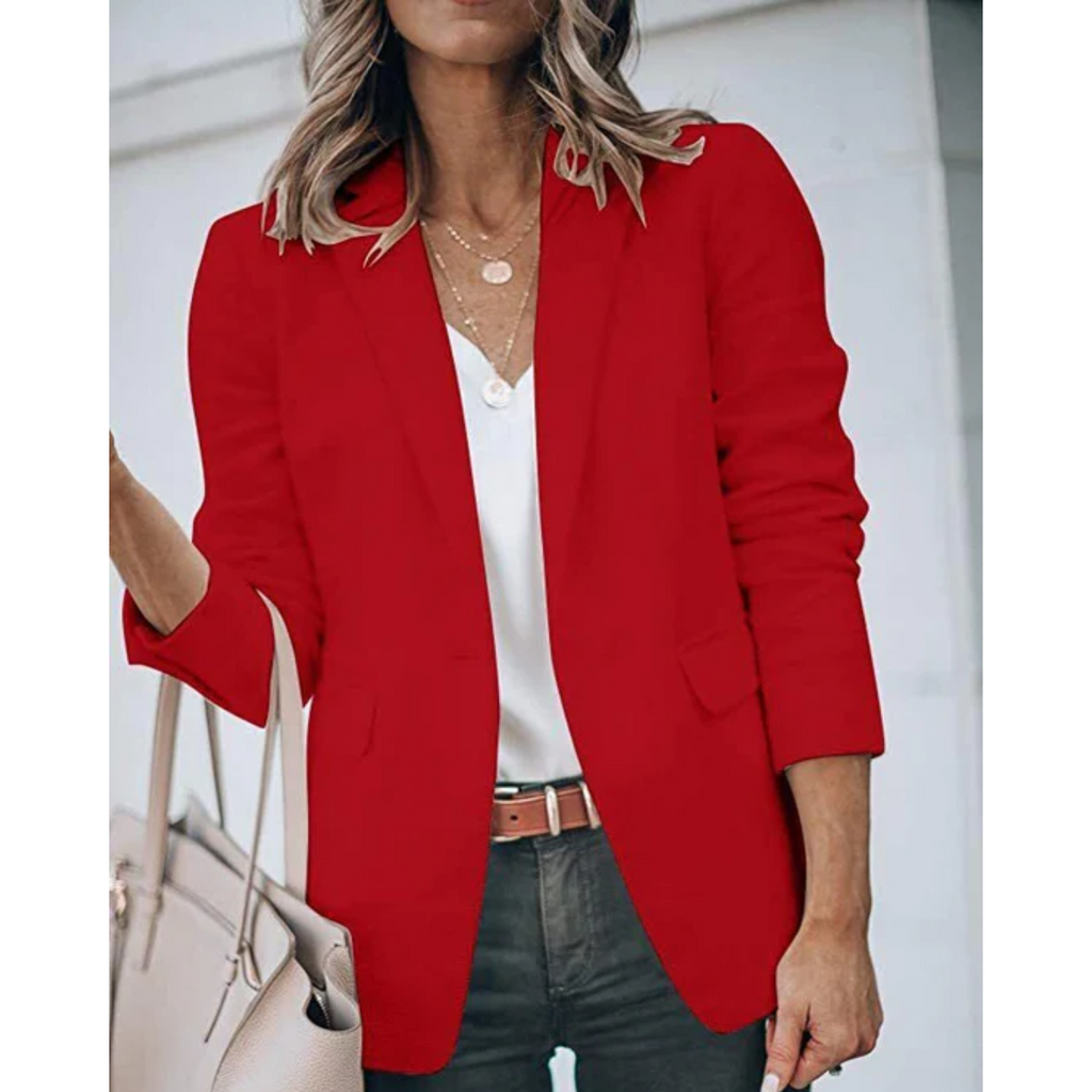 Women's Lightweight Smart Casual Blazer with Open Front