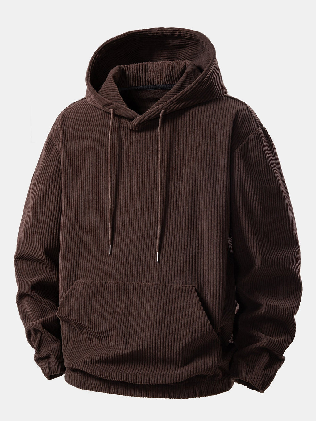 Men's Soft Ribbed Corduroy Hoodie and Sweatpants Sweatsuit
