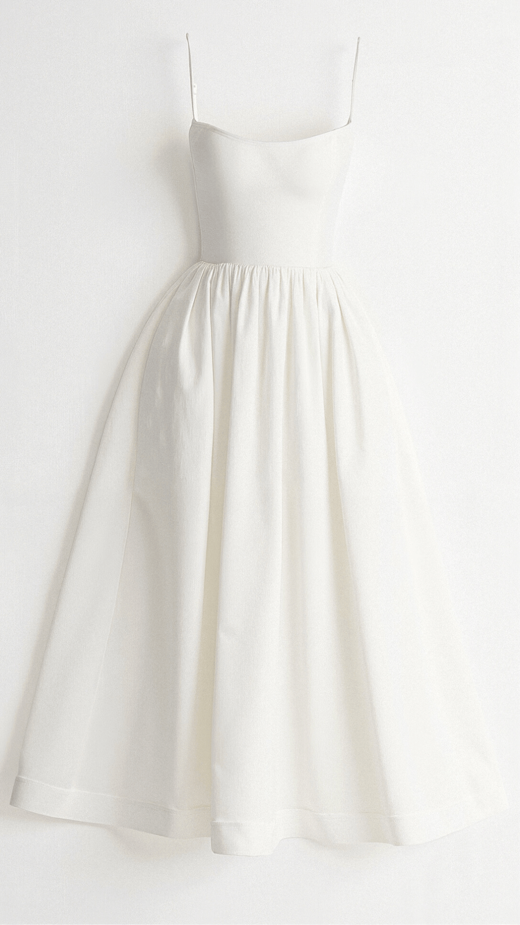 Women's Elegant A-Line Summer Midi Dress with Side Pockets