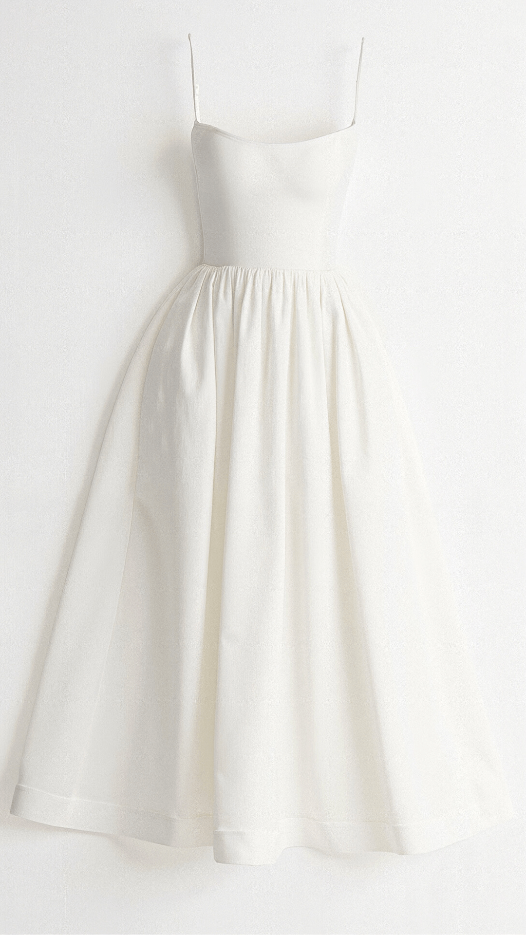 Women's Elegant A-Line Summer Midi Dress with Side Pockets