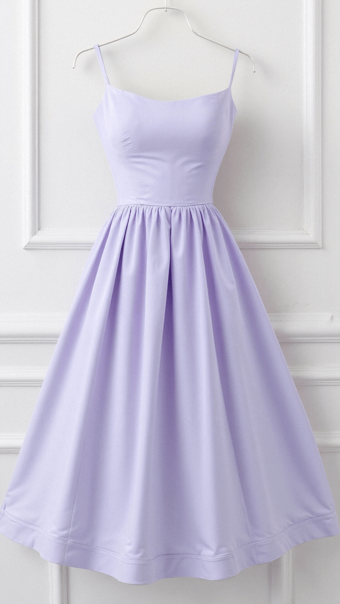 Women's Elegant A-Line Summer Midi Dress with Side Pockets