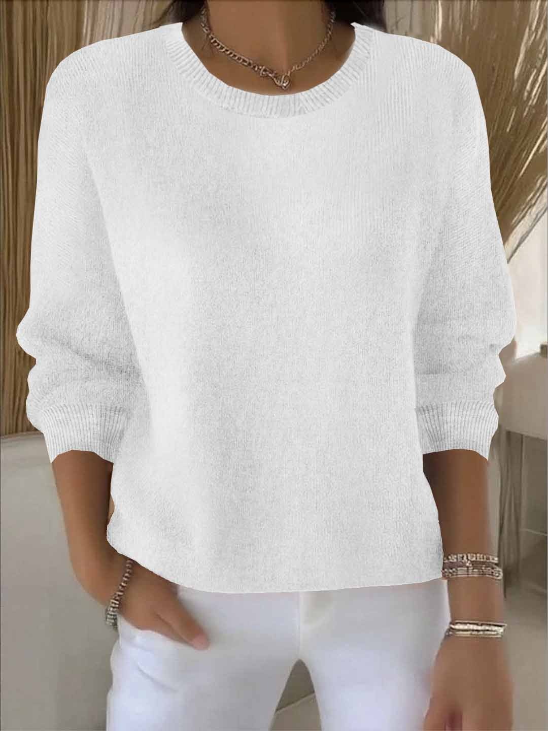 Women's Elegant Cozy Knit Sweater for Chilly Days