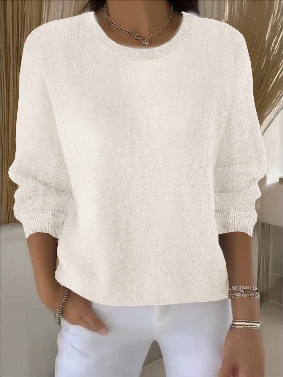 Women's Elegant Cozy Knit Sweater for Chilly Days