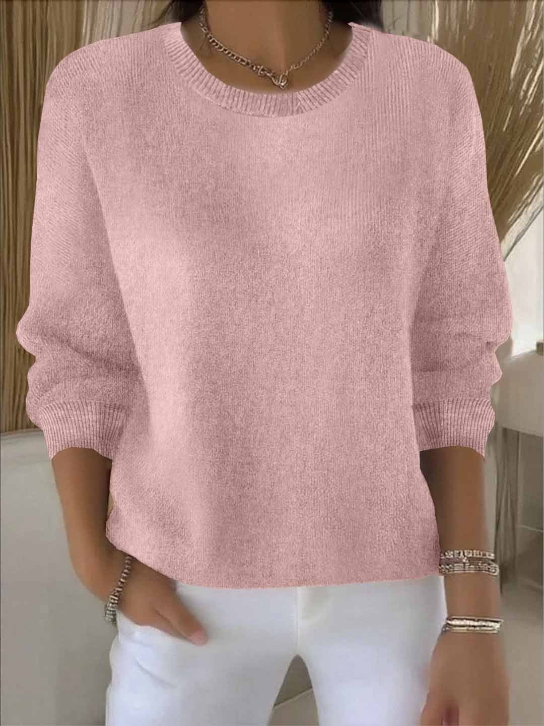 Women's Elegant Cozy Knit Sweater for Chilly Days