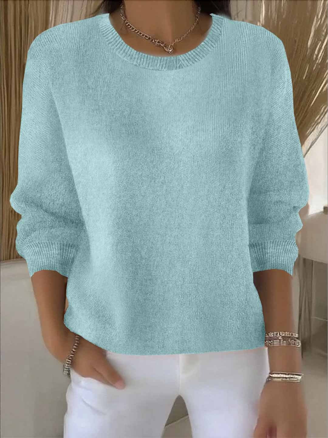 Women's Elegant Cozy Knit Sweater for Chilly Days