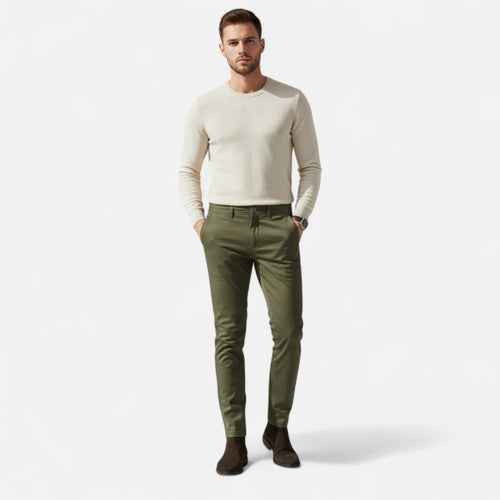 Men's Neat Weekday Chino Pants in Cotton Blend