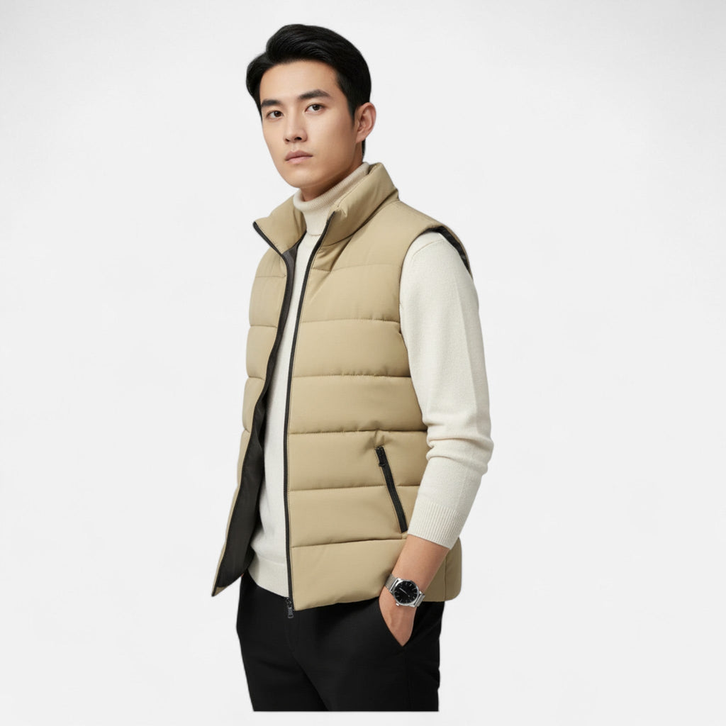 Men's Lightweight Quilted Sleeveless Puffer Gilet Vest