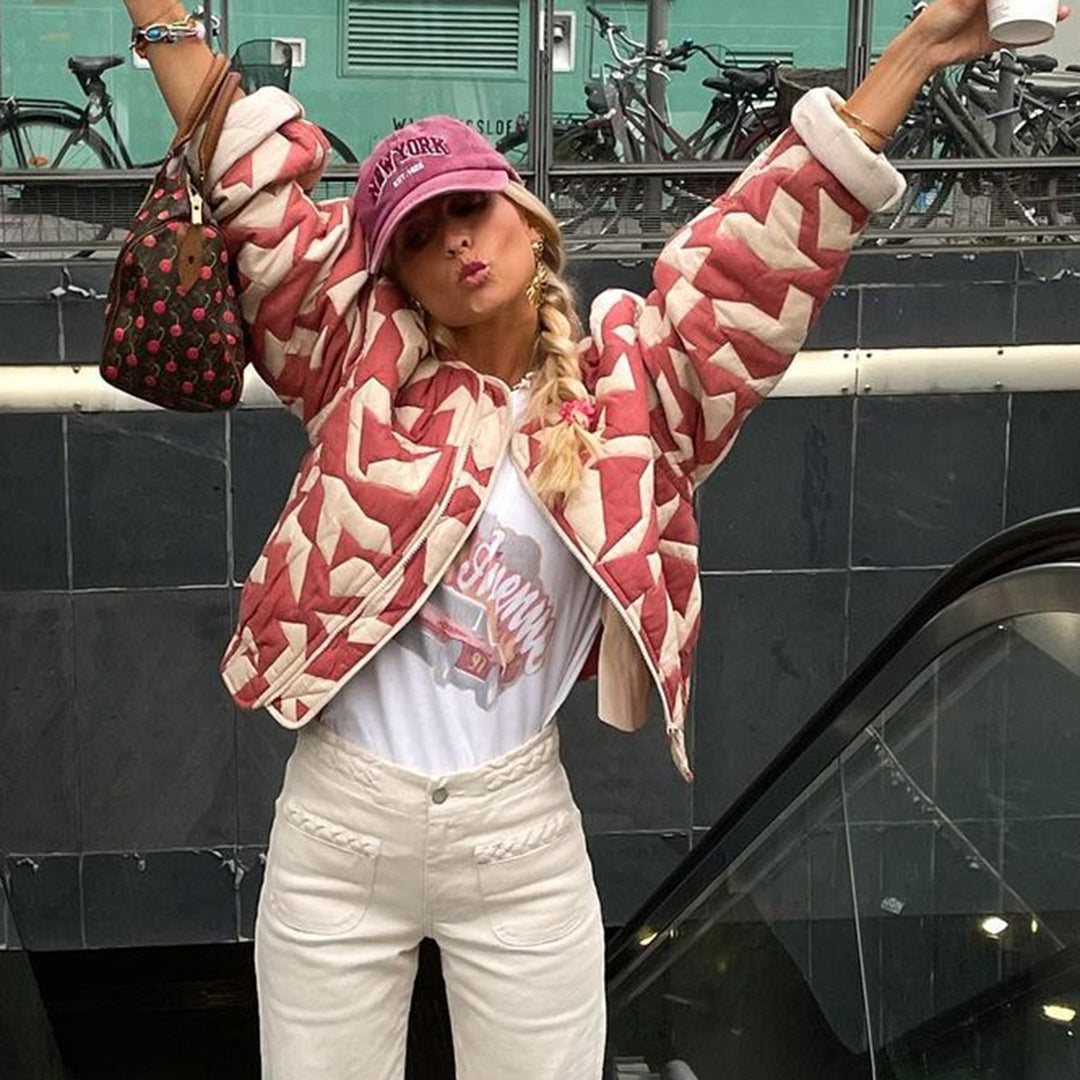 Women's Breathable Floral Lightweight Layering Jacket