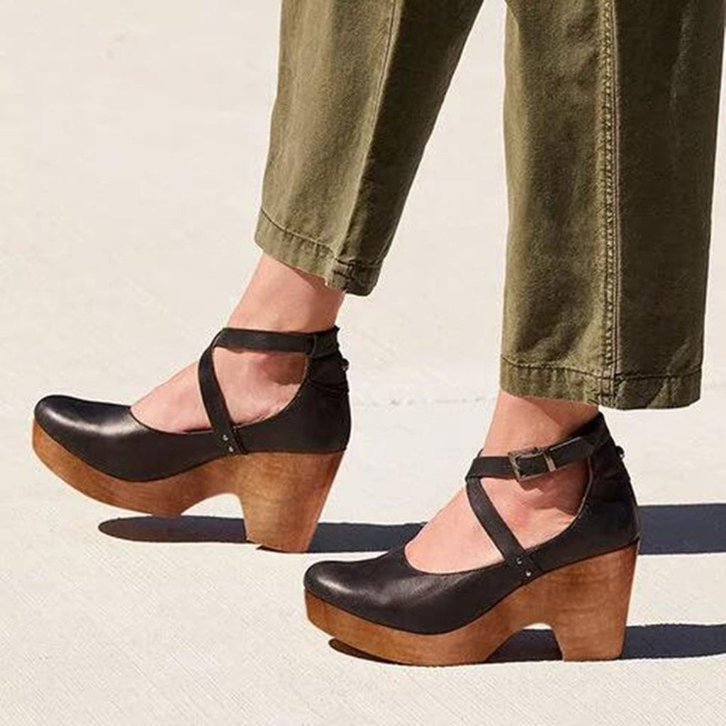 Women's Professional Wedge Heel Work Shoes