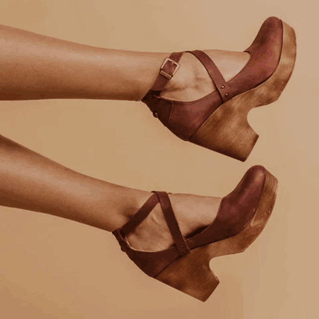 Women's Professional Wedge Heel Work Shoes