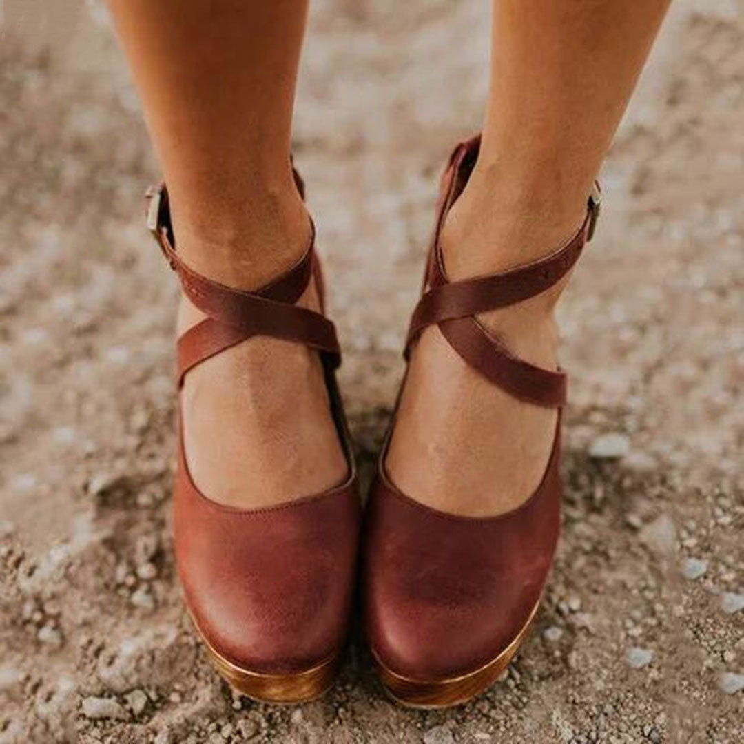Women's Professional Wedge Heel Work Shoes