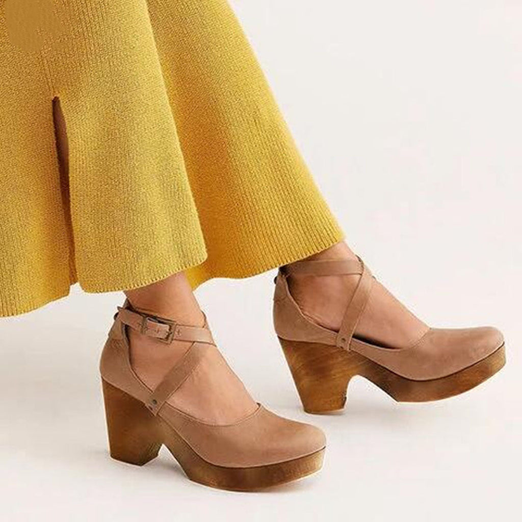 Women's Professional Wedge Heel Work Shoes