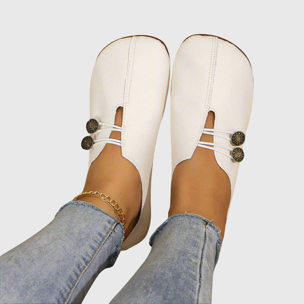 Women's Supportive Spring Summer Slip-On Ballerina Flats