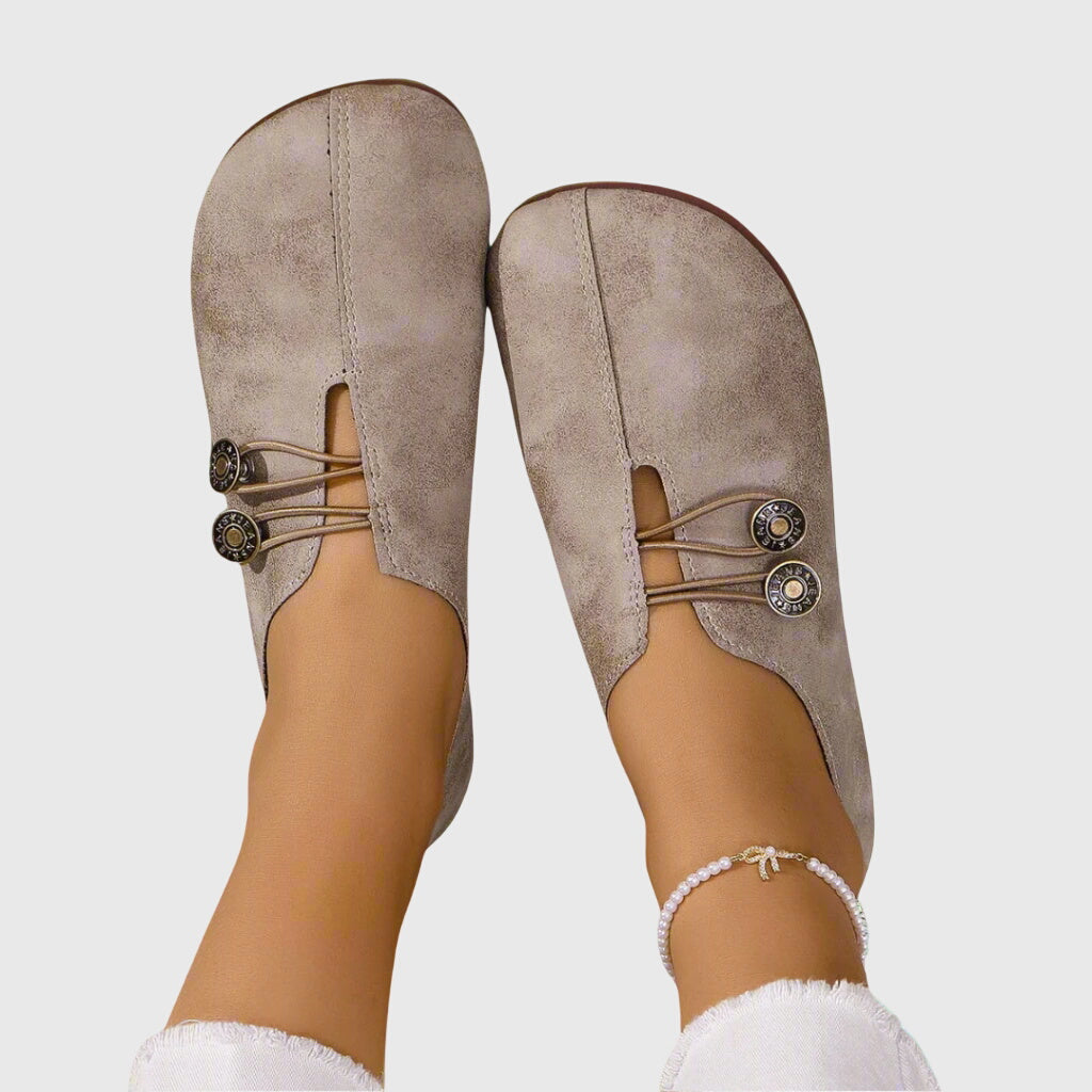 Women's Supportive Spring Summer Slip-On Ballerina Flats