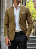 Men's Single-Breasted Relaxed Smart Casual Blazer