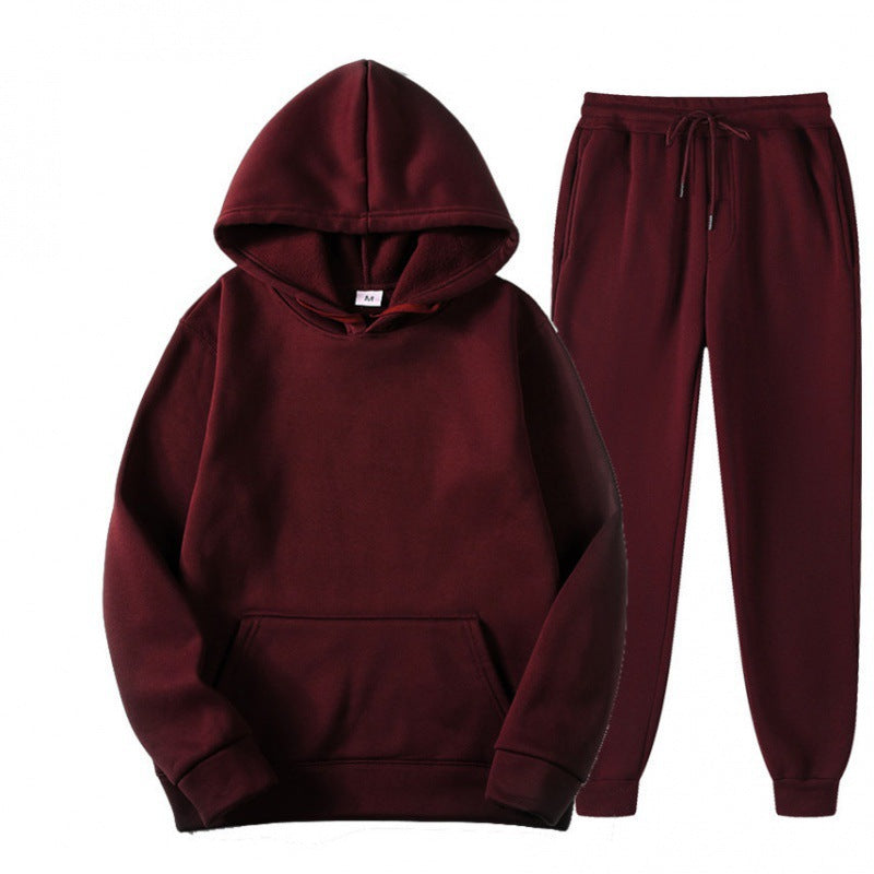 Men's Roomy Hoodie Joggers Loungewear Sweatsuit Set