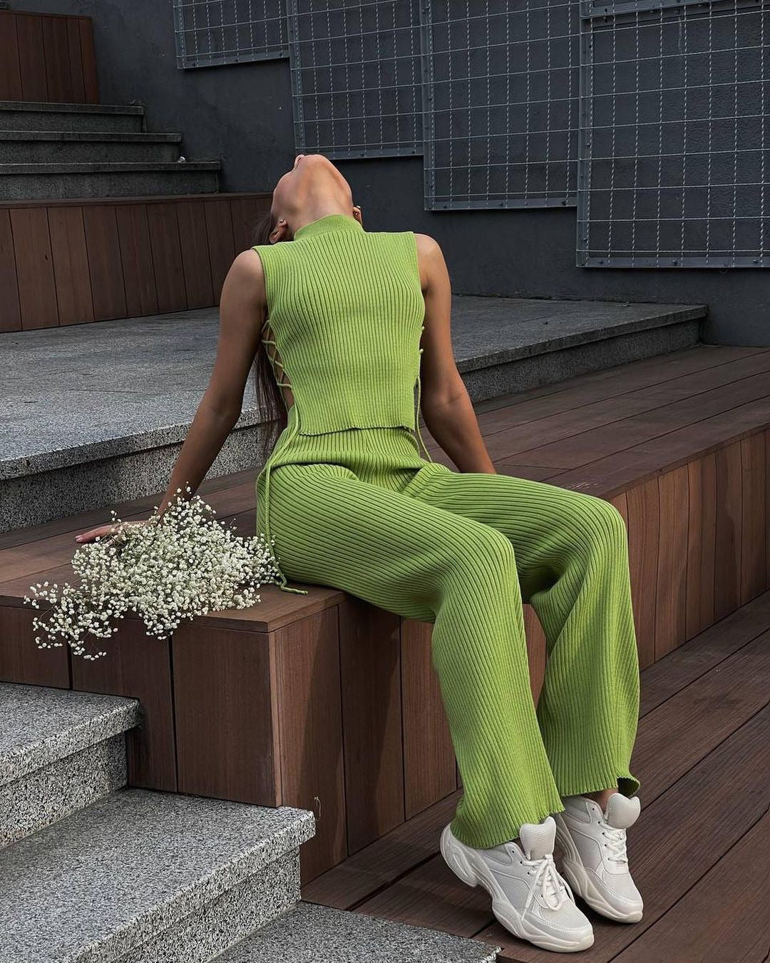 Women's Versatile Tailored Vest Pants Suit Set