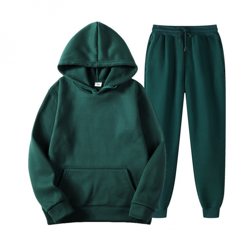 Men's Roomy Hoodie Joggers Loungewear Sweatsuit Set