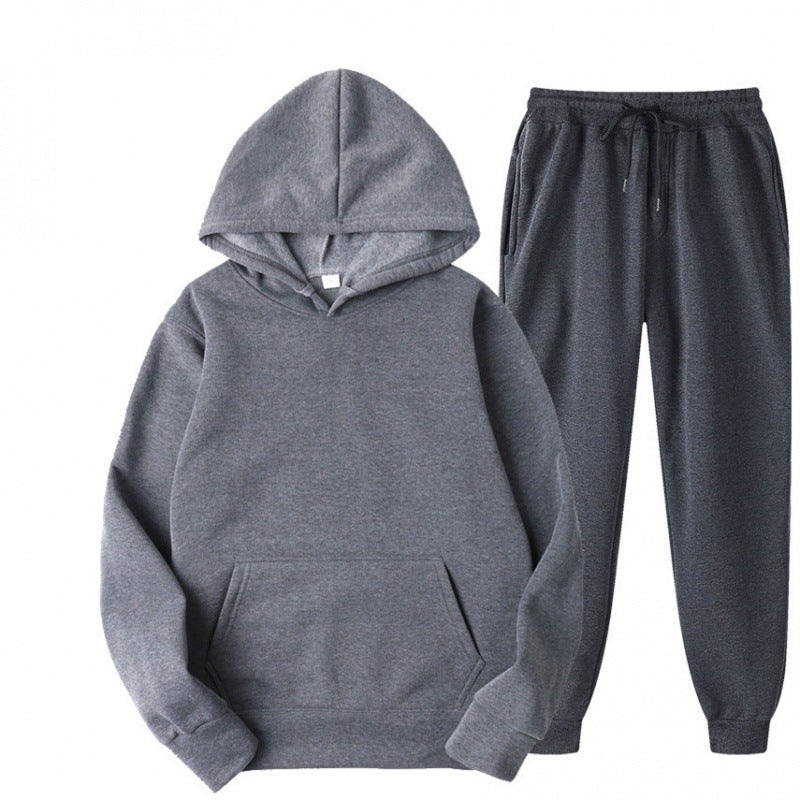 Men's Roomy Hoodie Joggers Loungewear Sweatsuit Set