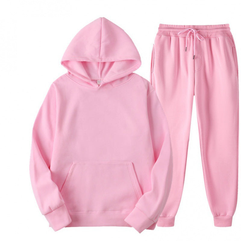 Men's Roomy Hoodie Joggers Loungewear Sweatsuit Set