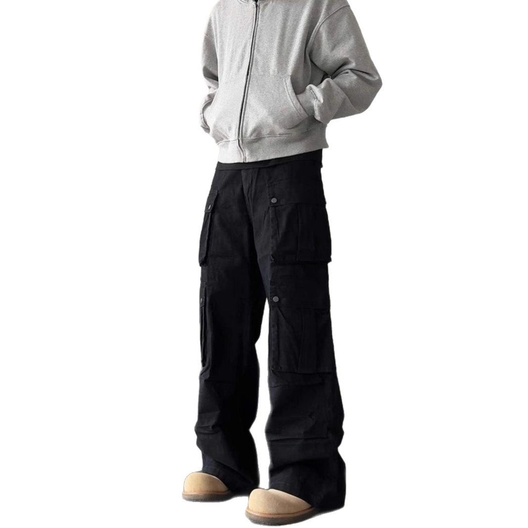 Men's Hands-Free Multi-Pocket Baggy Cargo Pants