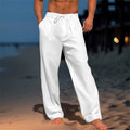 Men's Relaxed Spring Tailored Pleated Travel Pants