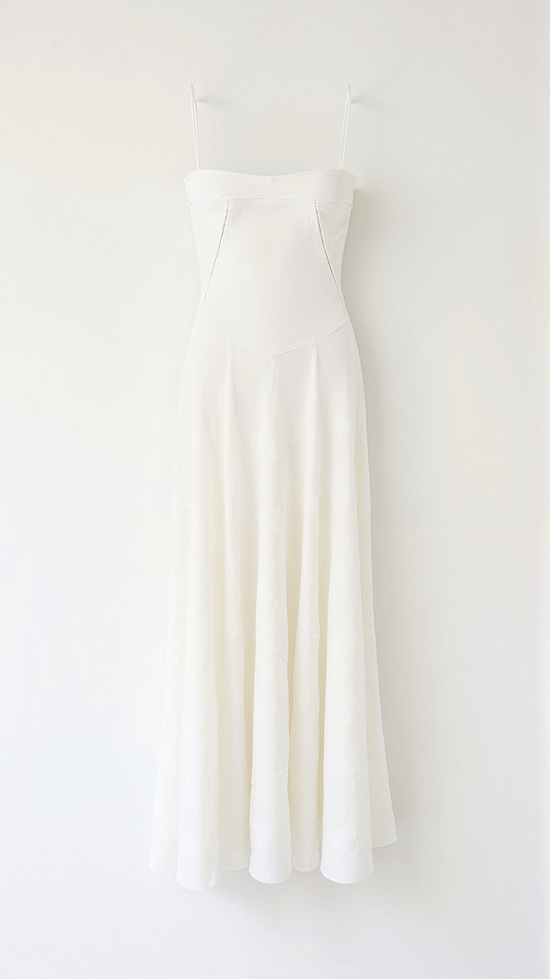 Women's Romantic Slip Style Gown with Corset Back
