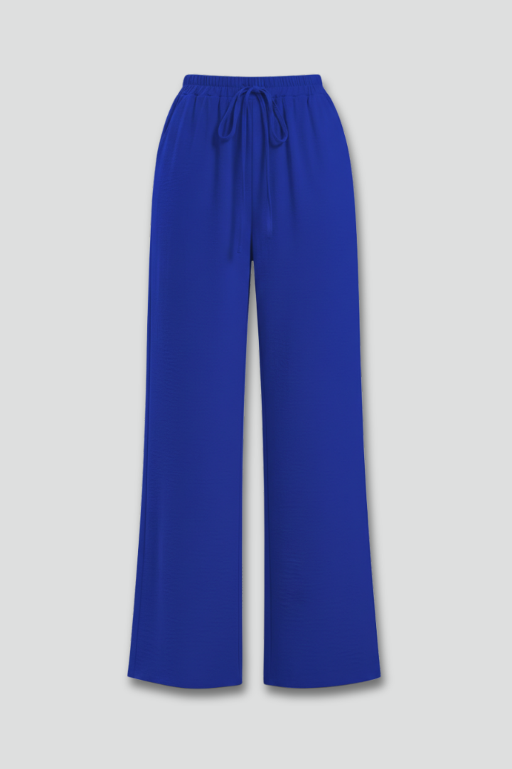 Women's Breezy Warm-Weather Palazzo Pants with Tie Waist