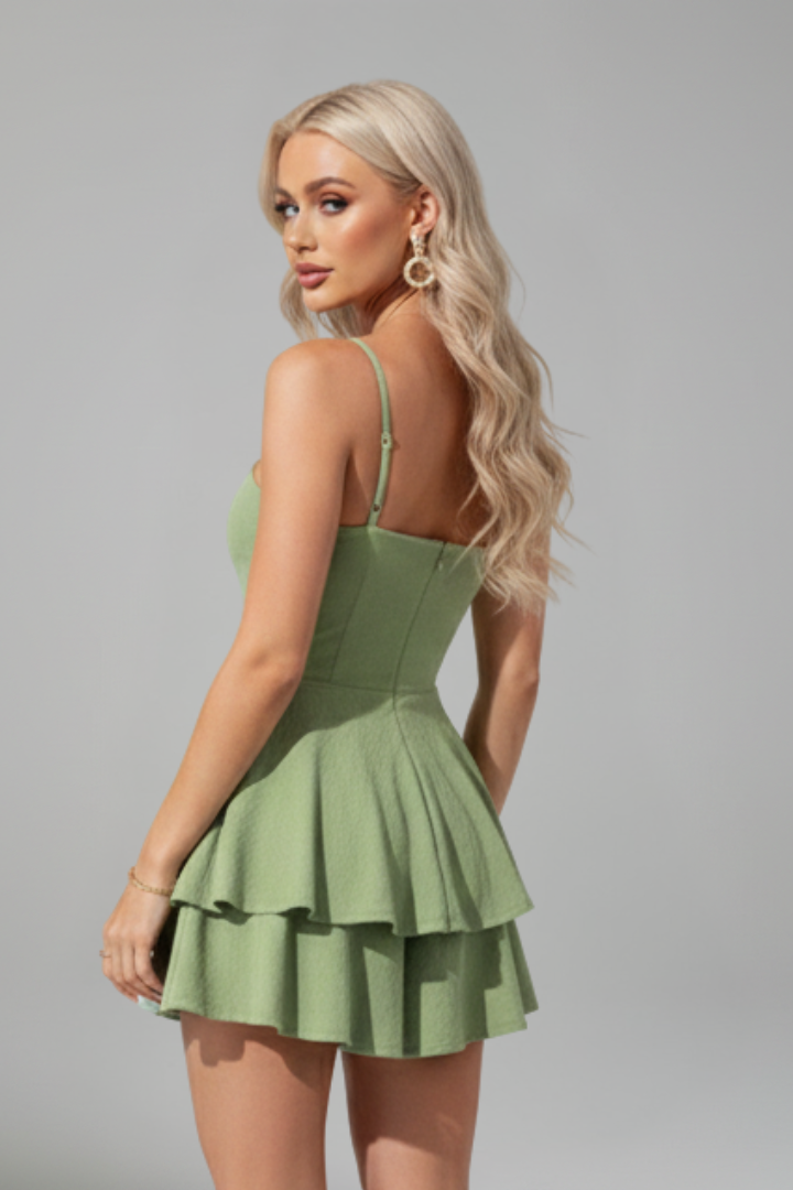 Women's Playful Casual Strappy Mini Dress