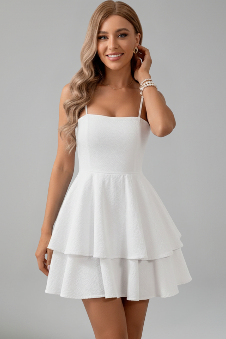 Women's Playful Casual Strappy Mini Dress