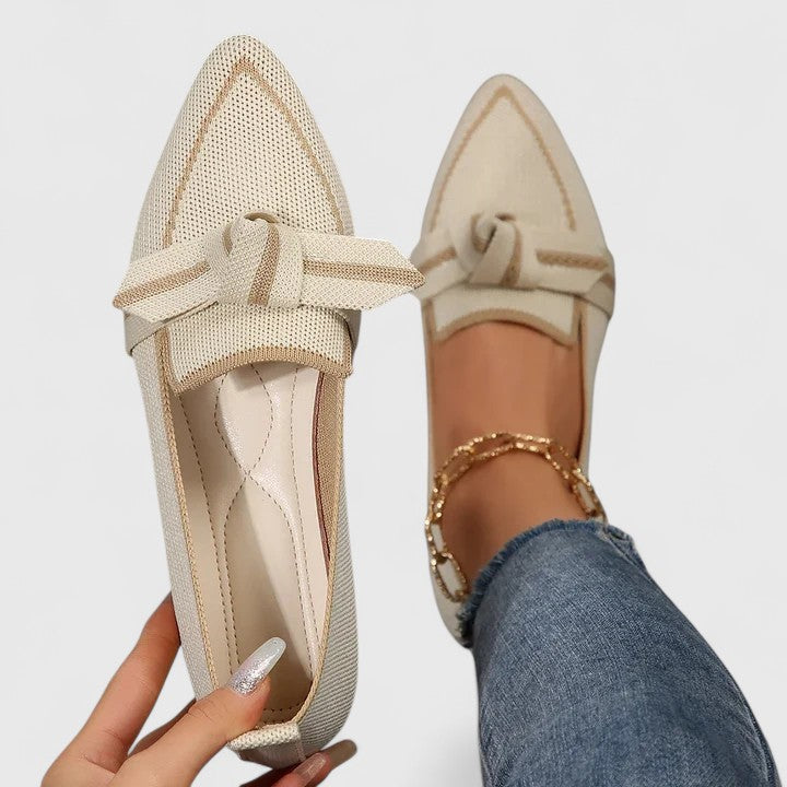 Women's Polished Knot Detail Slip-On Comfort Shoes