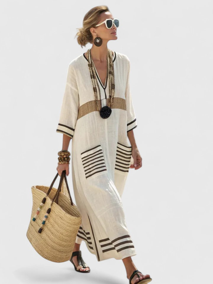Women's Flowing Loose Fit Casual Maxi Dress