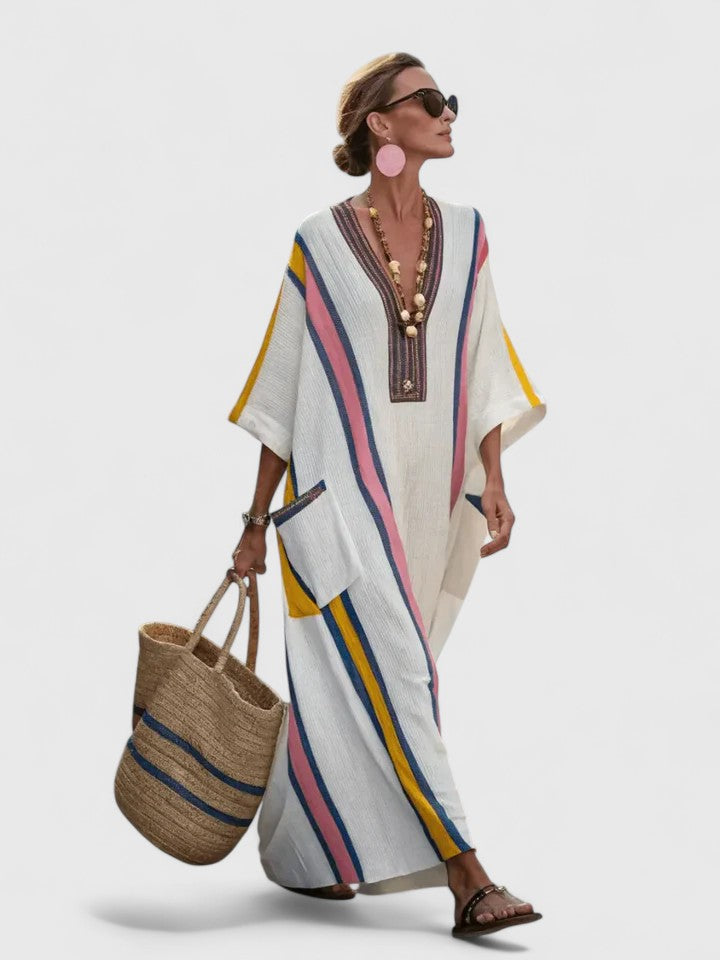 Women's Flowing Loose Fit Casual Maxi Dress
