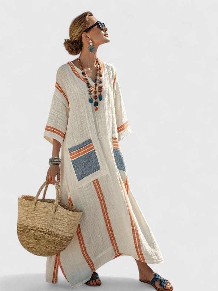 Women's Flowing Loose Fit Casual Maxi Dress