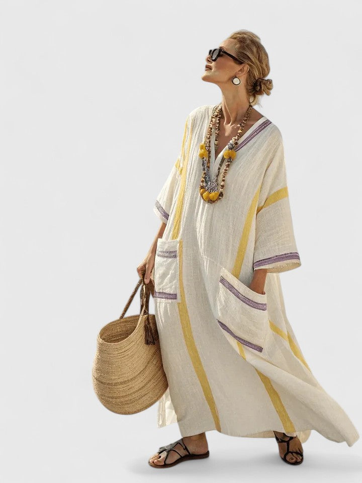 Women's Flowing Loose Fit Casual Maxi Dress