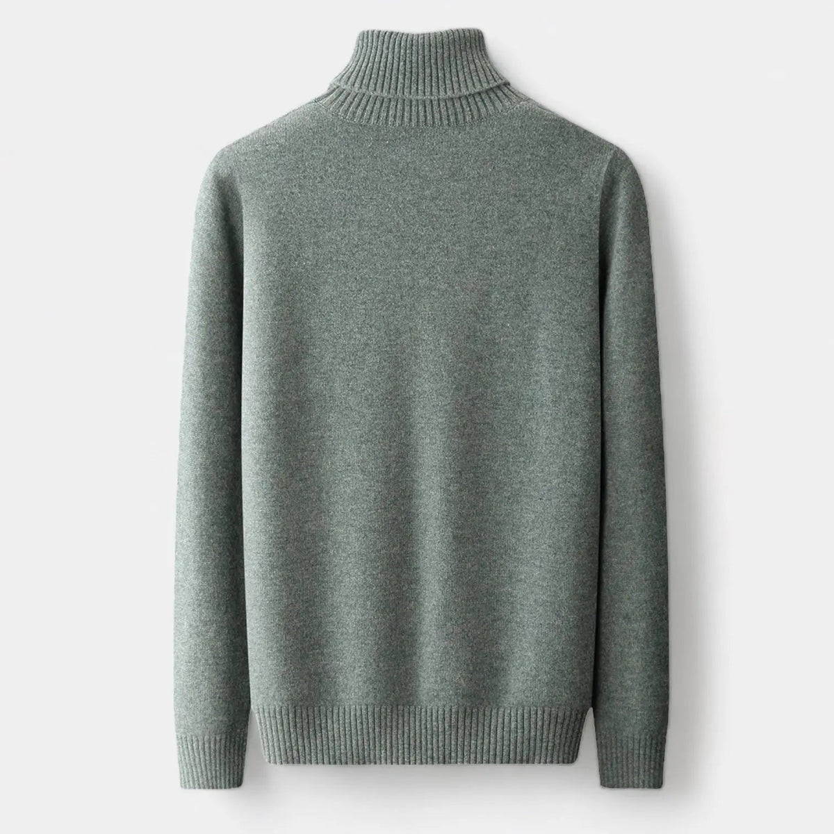 Men's Merino Wool Folded Neck Dinner Ready Sweater