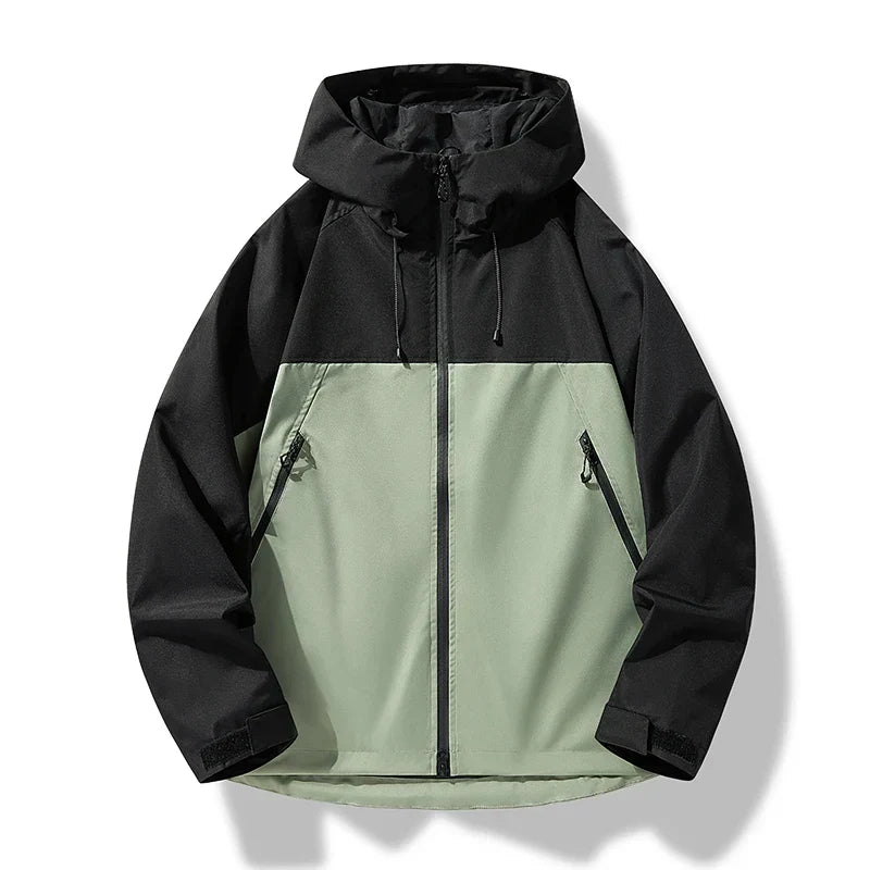 Men's Windproof Hooded Lightweight Rain Shell